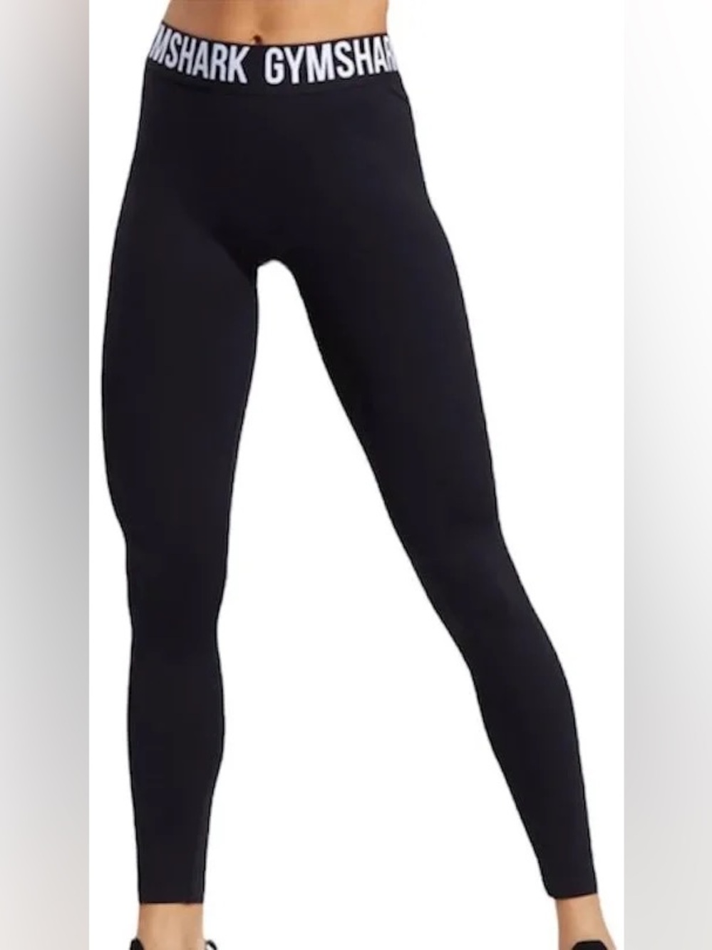 Gymshark Black mid rise seamless Leggings